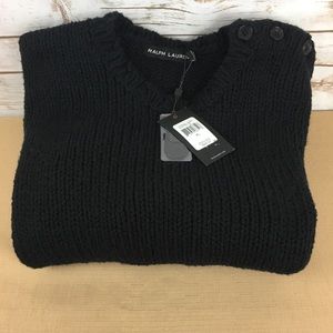 Ralph Lauren Black Label Elbow Patch Sweater